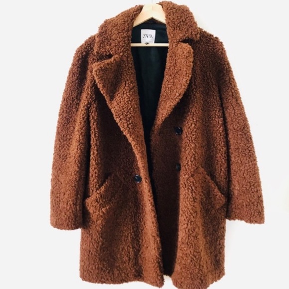 Zara Jackets & Blazers - NWT | Zara Fleece Teddy Coat